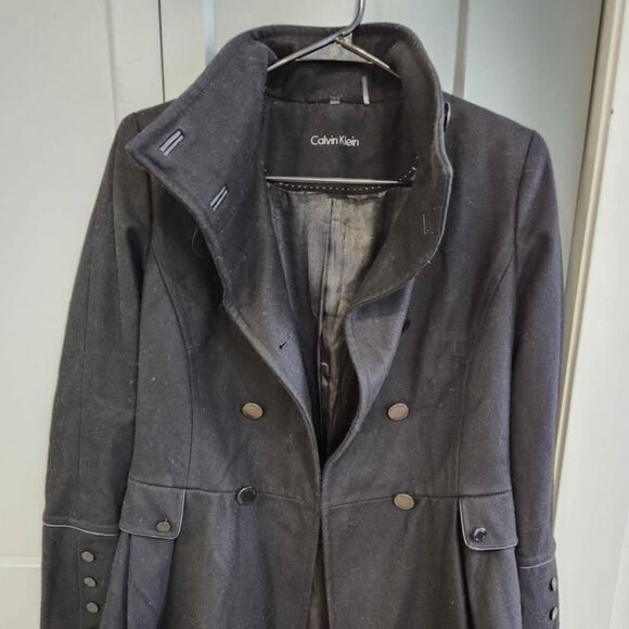 Calvin Klein wool peacoat size 6 - Picture 1 of 2